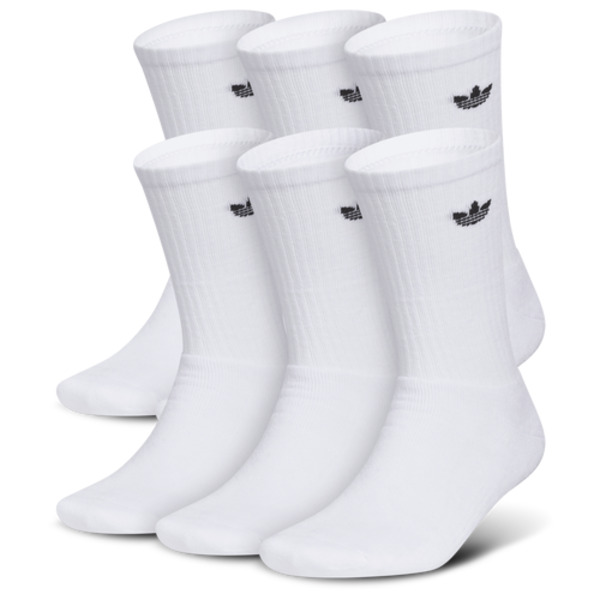 adidas Unisex White Cushioned Crew Large Socks