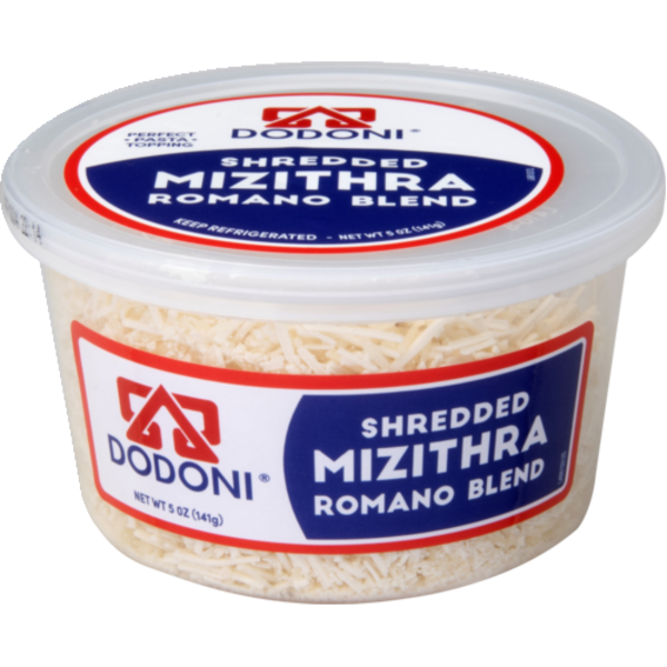 Dodoni Shredded Mizithra Romano Blend Cheese Same-Day Delivery or