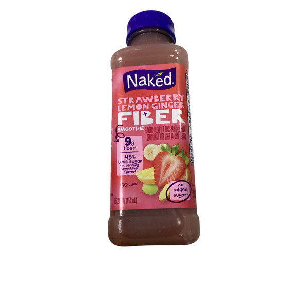 Naked Fiber Smoothie Strawberry Lemon Ginger
