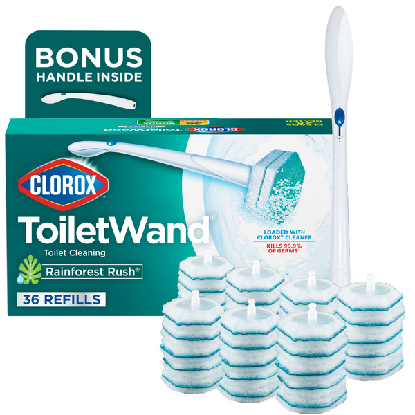 Clorox ToiletWand® Disposable Cleaning System, Rainforest Rush
