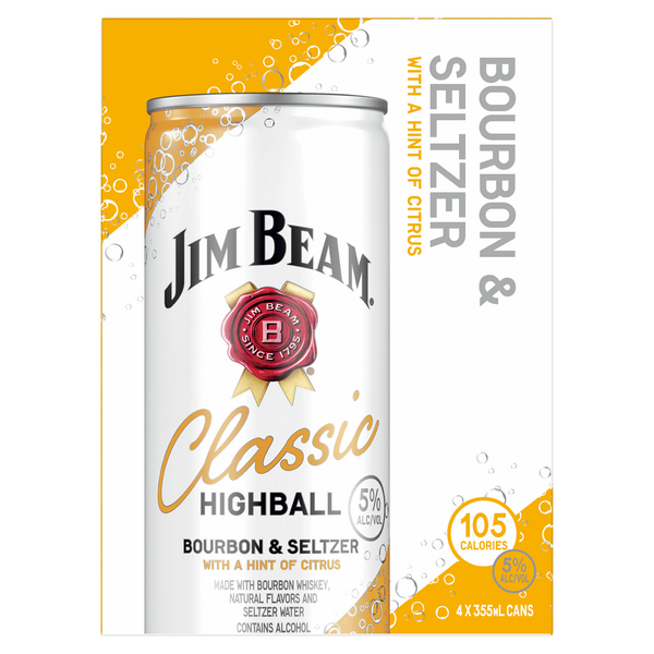 Jim Beam Classic Highball RTD Cocktail Same-Day Delivery or Pickup