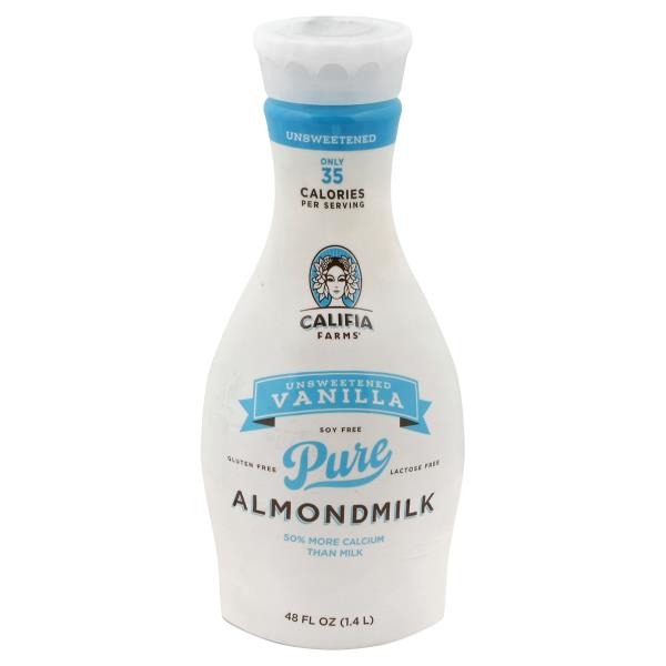 Califia Farms Unsweetened Vanilla Almond Milk Nutrition Besto Blog