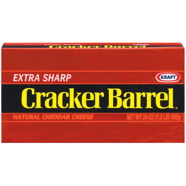 Cracker Barrel Cracker Barrel Extra Sharp Natural Cheddar Cheese (24 oz
