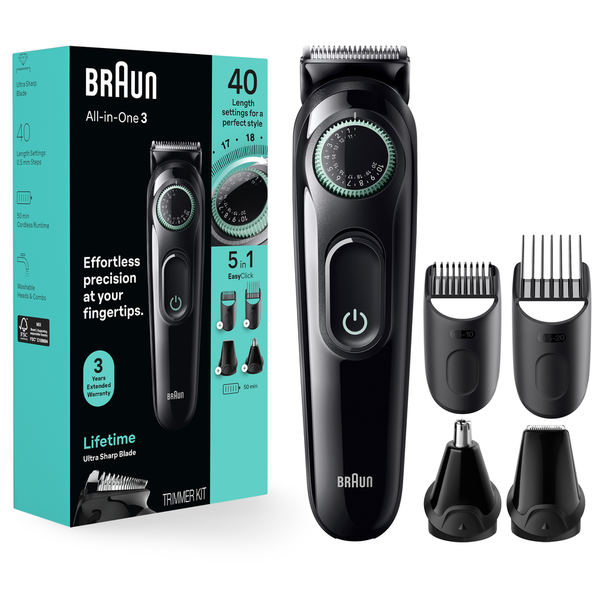 Braun All-In-One Style Kit, 5-in-1 Grooming Kit with Beard Trimmer