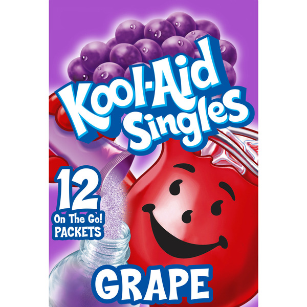 Kool-Aid Singles Sugar-Sweetened Grape Artificially Flavored
