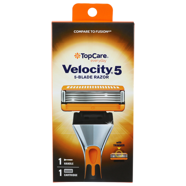 yoiba ドロップカバー オレンジ TopCare Velocity 5-Blade Razor Same-Day Delivery or Pickup | Ridley's