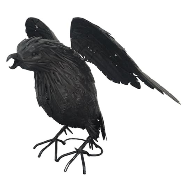 Ashland Black Iron Raven Tabletop Decor