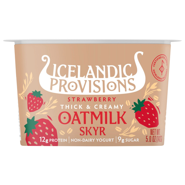 Icelandic Provisions Oatmilk Strawberry Skyr Same-Day Delivery or