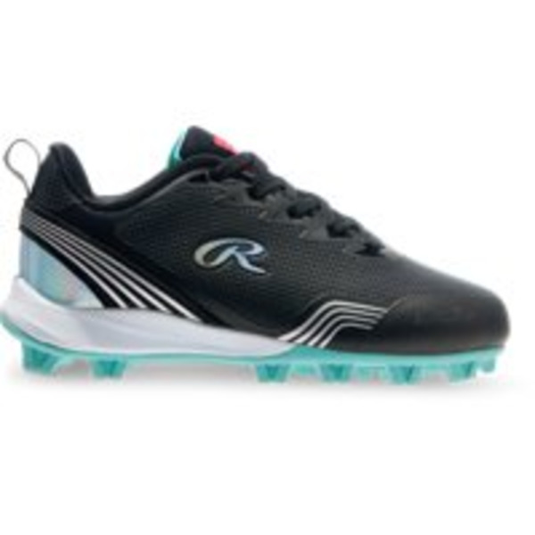 Rawlings Girls' Switchback Low Rubber Molded Cleats, 5.5