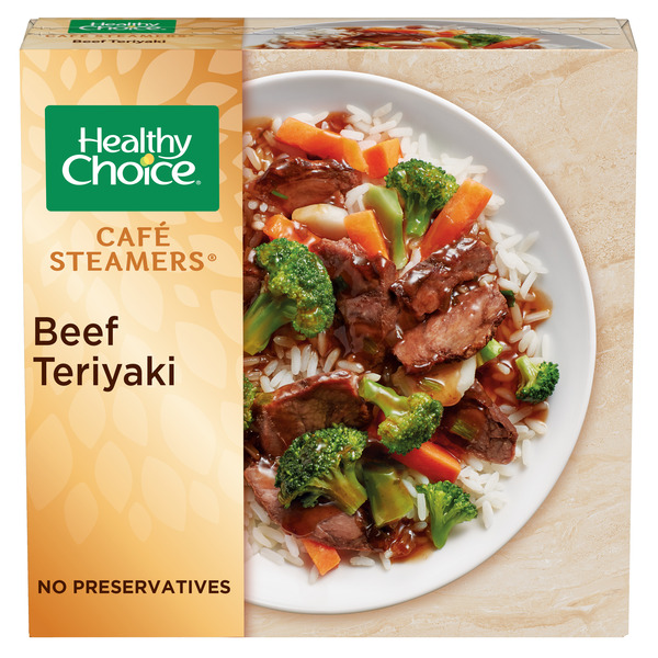 Healthy Choice Cafe Steamers Beef Teriyaki, Frozen Meal
