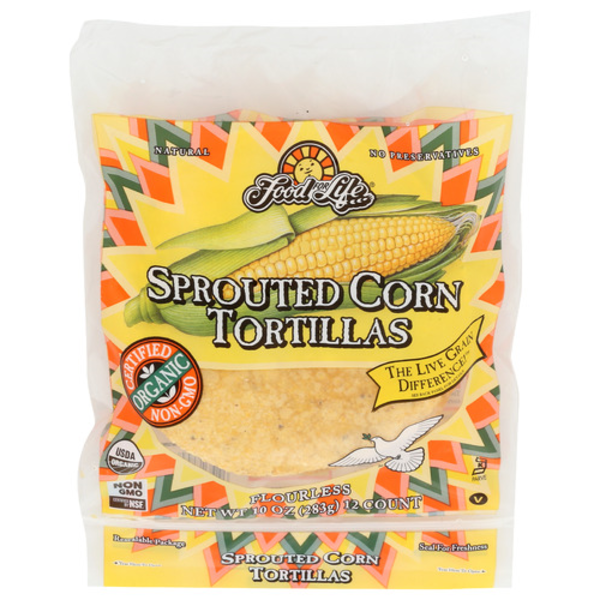 Sprouts Farmers Market Food for Life Tortillas, Sprouted Corn