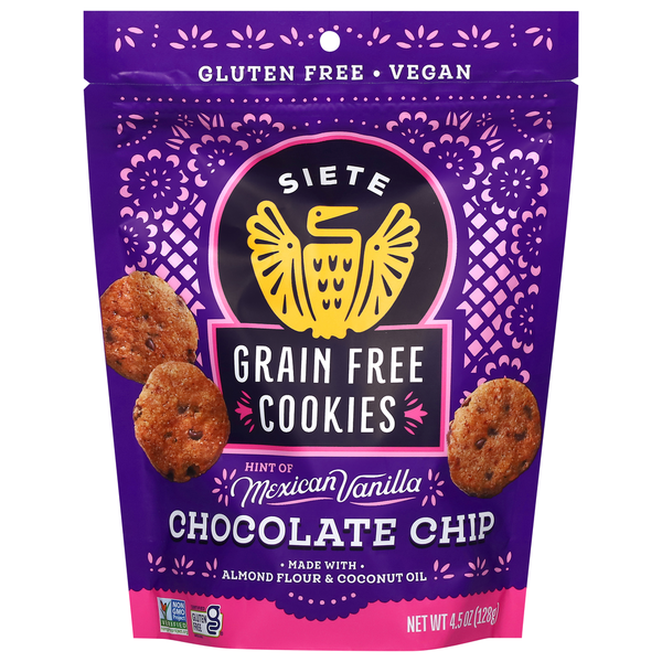Siete Grain Free Chocolate Chip Cookies Same-Day Delivery or