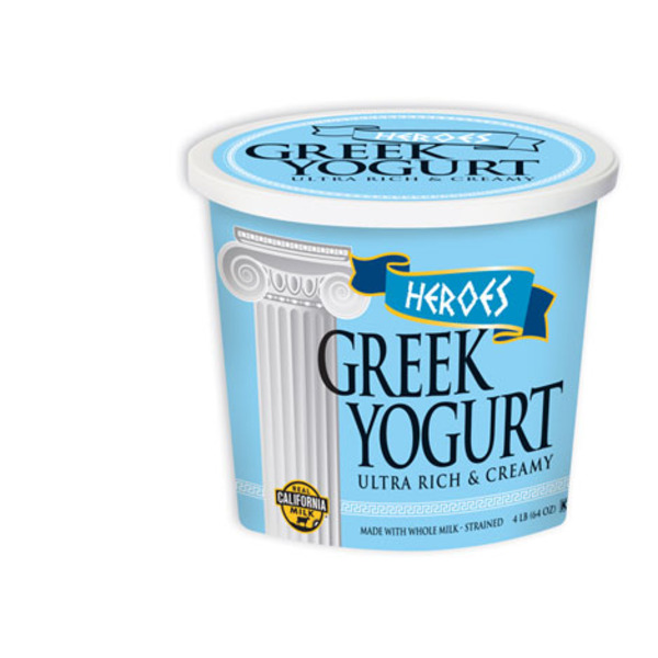 Heroes - Greek Yogurt - 4lb Tub