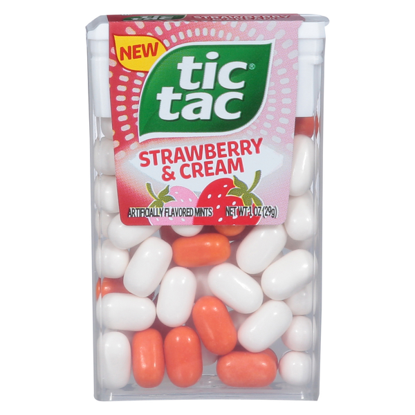 Tic Tac Mints, Strawberry & Cream