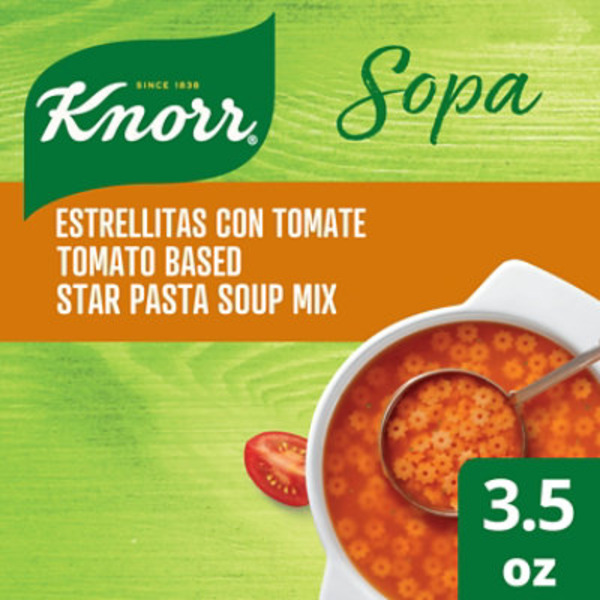 Knorr Sopa/Pasta Soup Mix Tomato Based Star Pasta