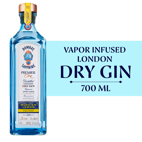 Bombay Sapphire Premier Cru Murcian Lemon 47% 70Cl/700Ml Same-Day