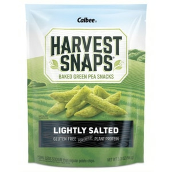 Harvest Snaps Green Pea Snacks, Baked, Lightly Salted