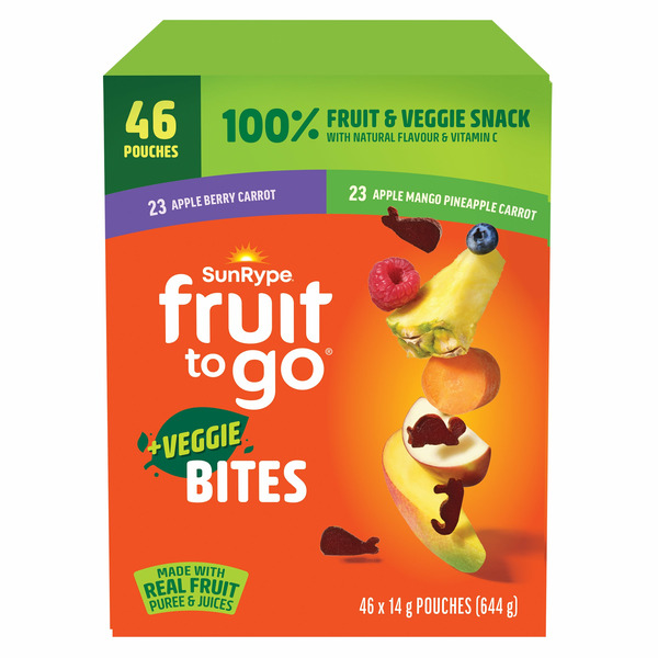 SunRype Fruit to Go & Veggie Bites Same-Day Delivery | Costco