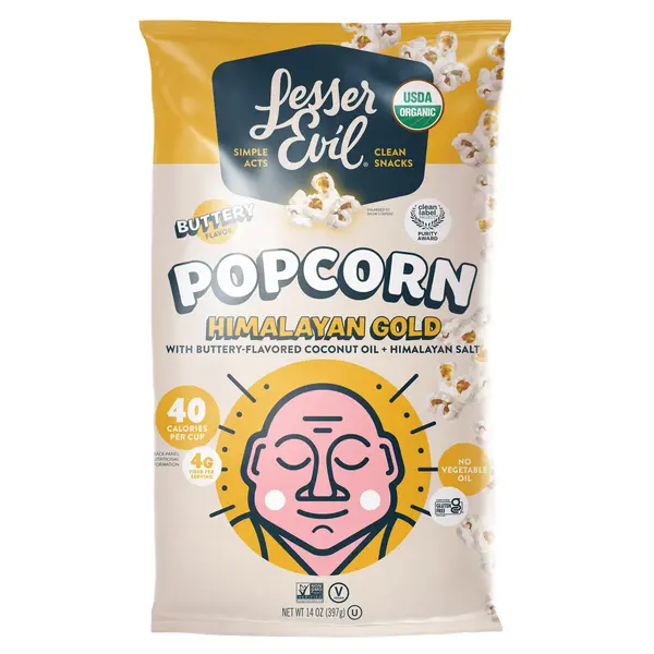 Lesser Evil Himalayan Gold Popcorn, 14 oz