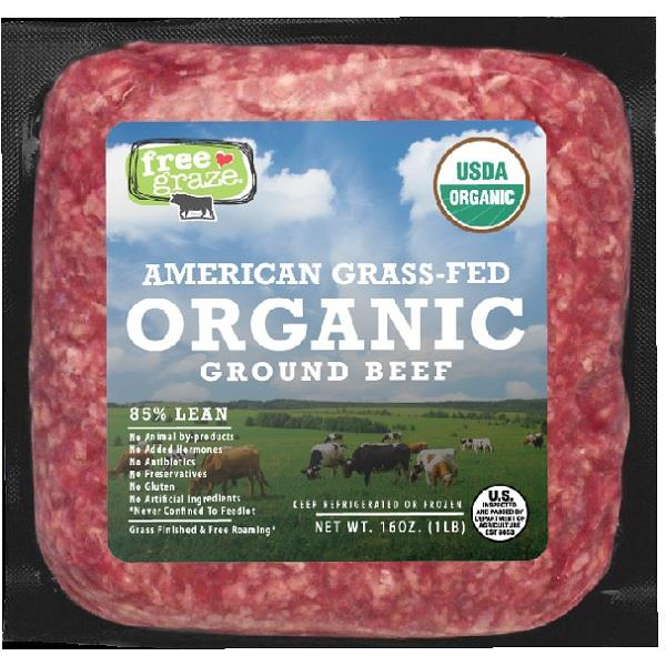 Free Graze American Grass-fed Organic Ground Beef