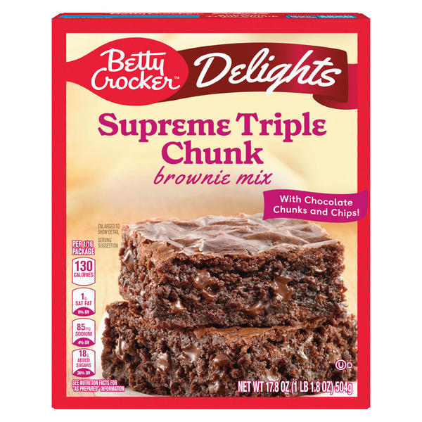 Betty Crocker Triple Chunk Brownie Mix Same-Day Delivery or Pickup