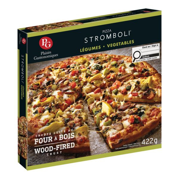 Plaisirs Gastronomiques Frozen Vegetables Thin Crust Pizza Same