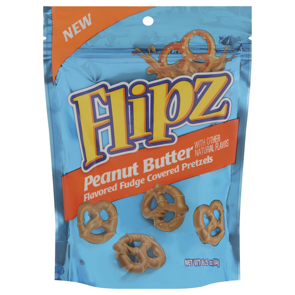Flipz Pretzels, Peanut Butter, Fudge Covered Same-Day Delivery or