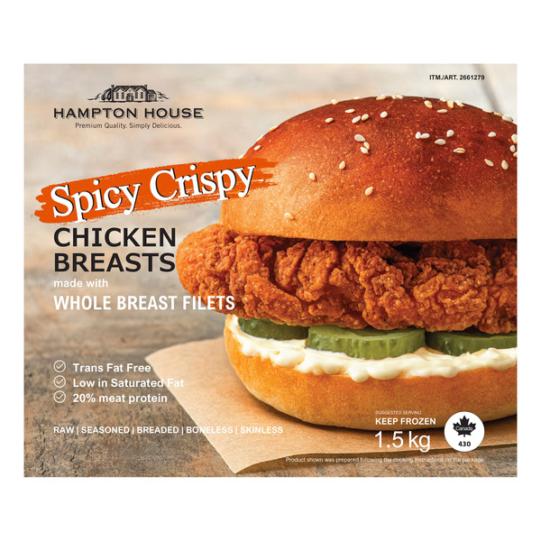 Hampton House Spicy Crispy Chicken Breast 1.5 kg