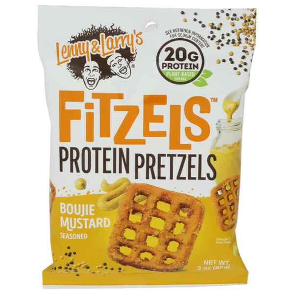 Lenny & Larry's Boujie Mustard Fitzel Protein Pretzels Same-Day