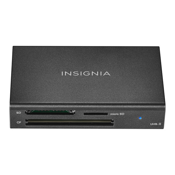 Insignia SD, MicroSD & CompactFlash Memory Card Reader - Black
