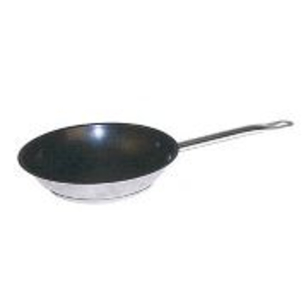Winware - SSFP-9NS - 9.5" Stainless Steel Excalibur Coating Fry Pan