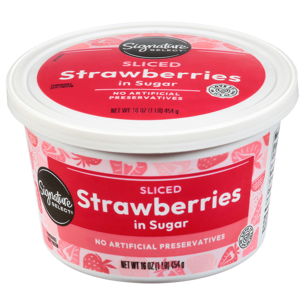 Signature SELECT Sliced Strawberries in Sugar