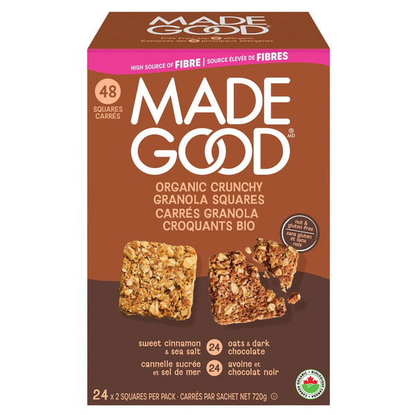 MadeGood Organic Crunchy Granola Squares