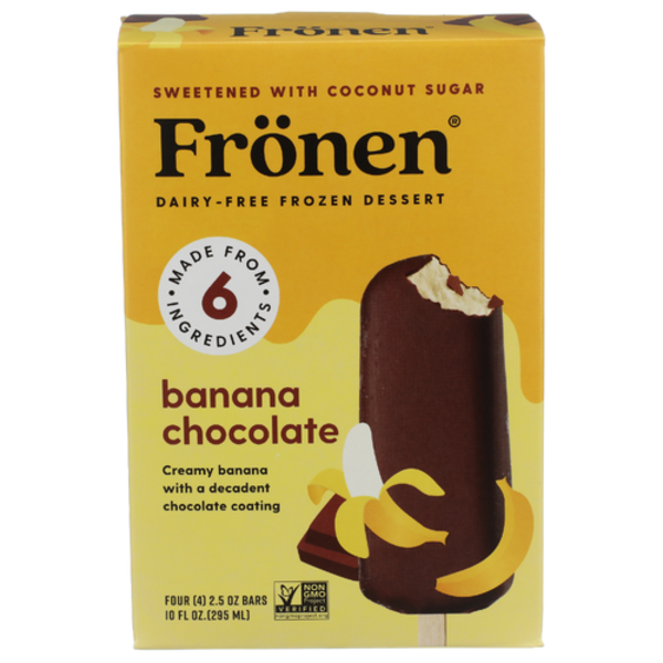 Fronen Banana Chocolate Dairy Free Frozen Dessert 4 Pack
