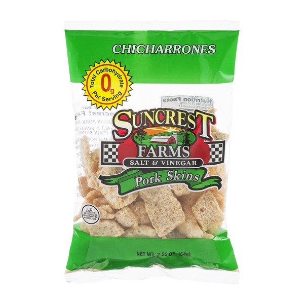 Suncrest Farms Pork Skins Salt & Vinegar (2.25 oz) from Food Lion Instacart