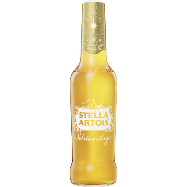 高品質 クリアクォーツ スターカービング ゴールドスタンド付き ブラジル産 Stella Artois Solstice Lager Same-Day Delivery or Pickup | Stew