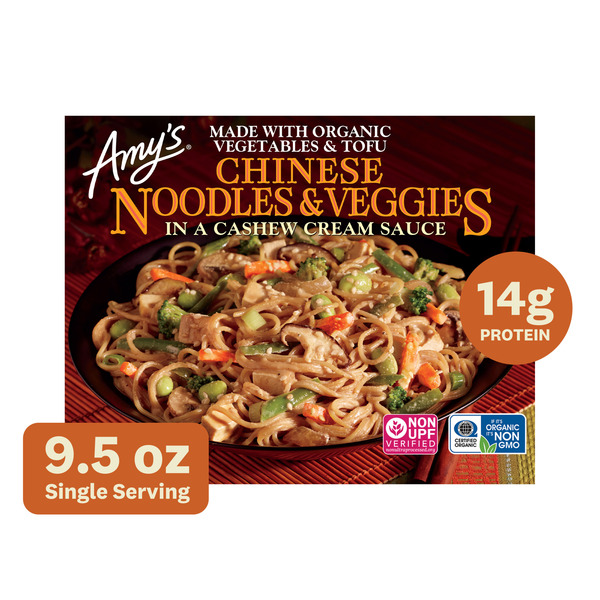Amy's Kitchen Chinese Noodles & Veggies in a Cashew Cream Sauce