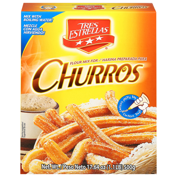 Tres Estrellas Flour Mix, Churros