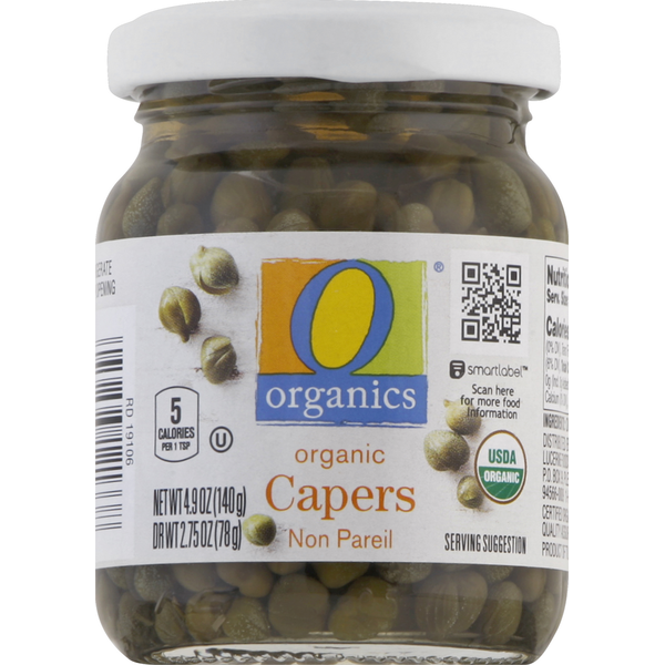 O Organics Capers, Organic, Non Pareil