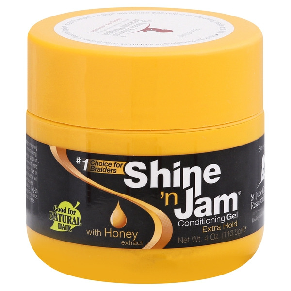 Shine 'n Jam Conditioning Gel, with Honey Extract, Extra Hold Same