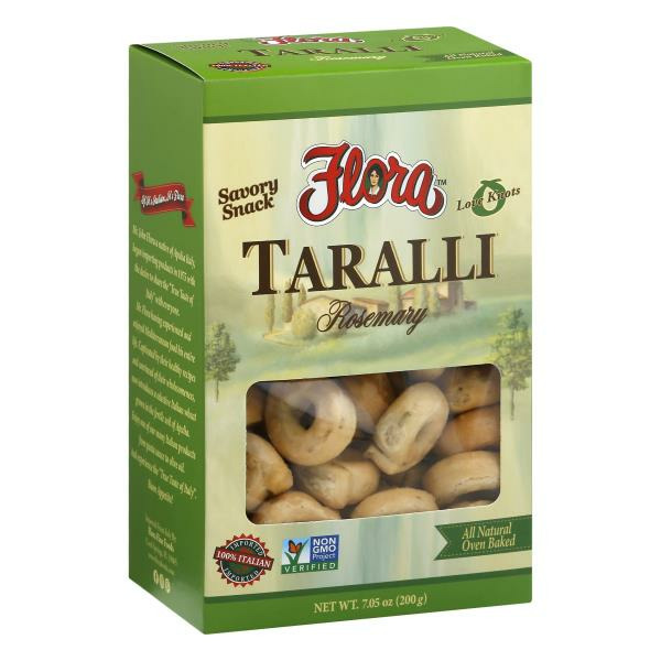 Flora Fine Foods Rosemary Taralli 7.05 oz BOX Same-Day Delivery or