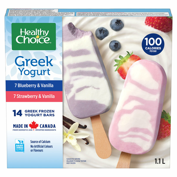 Healthy Choice Greek Frozen Yogurt Bars