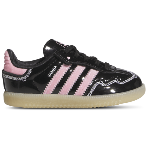 adidas Originals Samba Boys' Toddler Shoe, Size 5 - Black/Pink