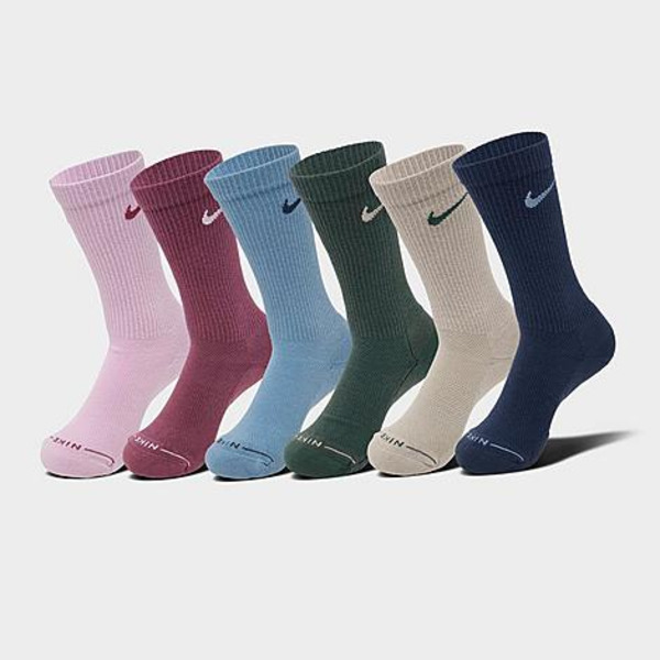 Nike Everyday Elevated Crew Socks, S - Studio Fleece