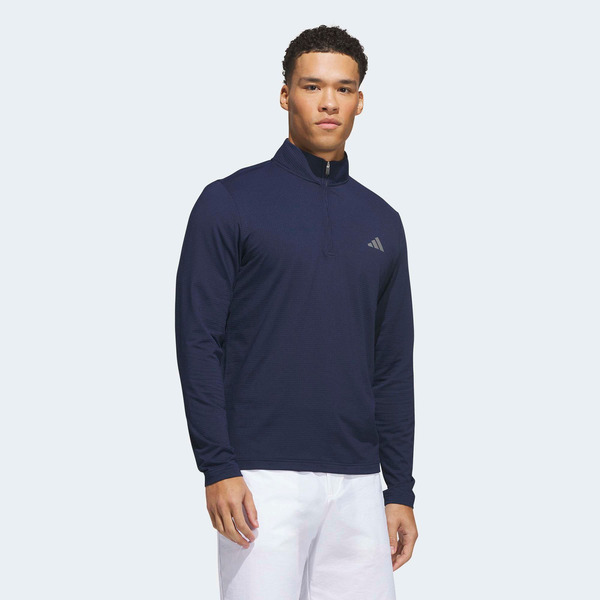 adidas Men's Performance Texture Golf ¼ Zip, XL - Collegiate Navy