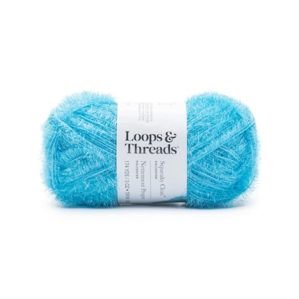 Red Heart Super Saver Scrubby Sparkle Yarn - Ice Pop