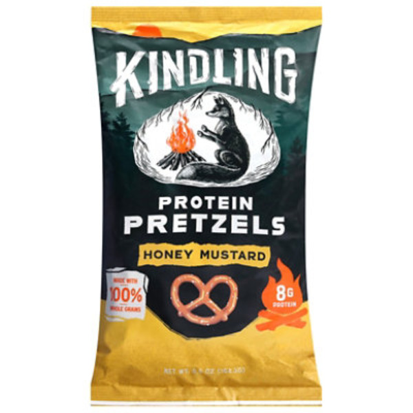 Kindling Honey Mustard Protein Pretzels