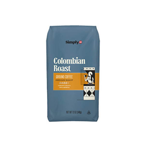 Simply Co. Colombian Roast Ground Coffee