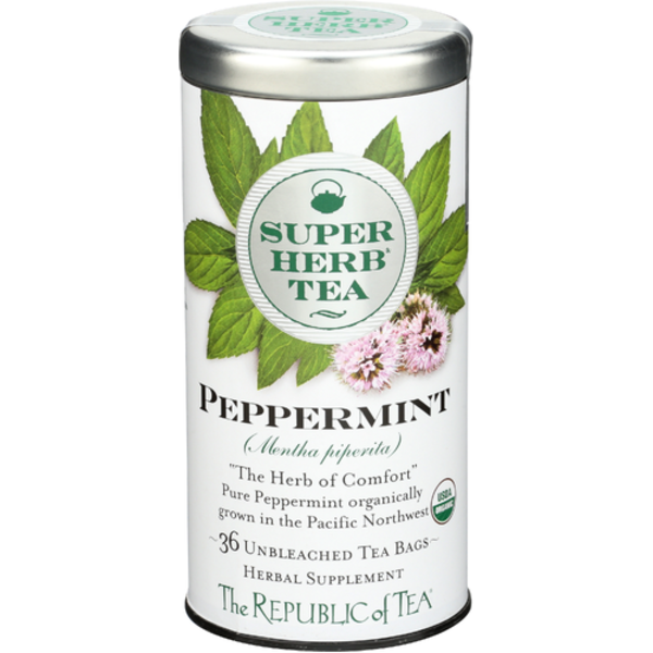 The Republic Of Tea Organic Peppermint Super Herb Tea