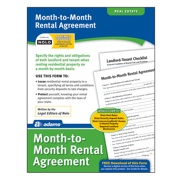 Adams Month-to-Month Rental Agreement
